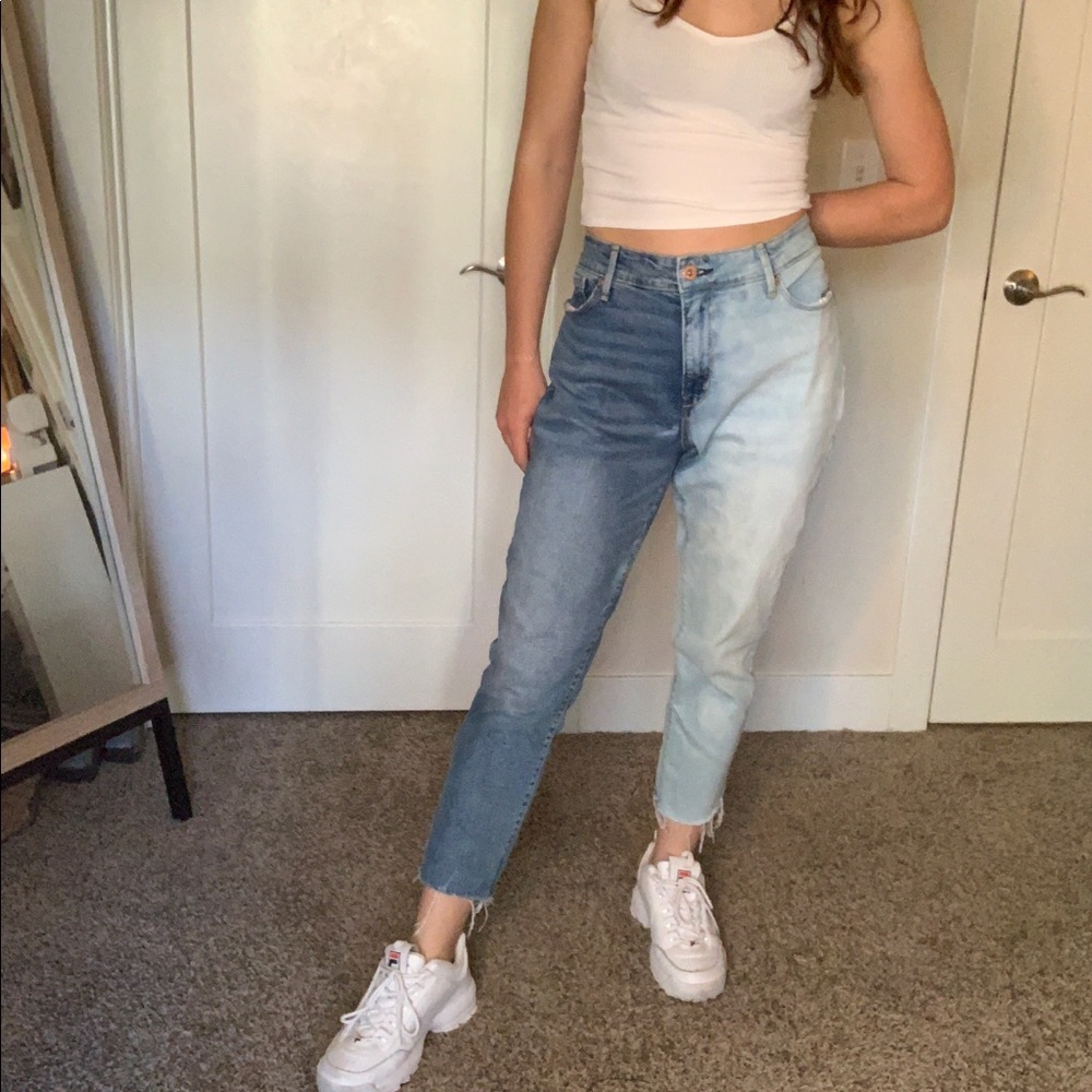 Two-toned Bleached Jeans